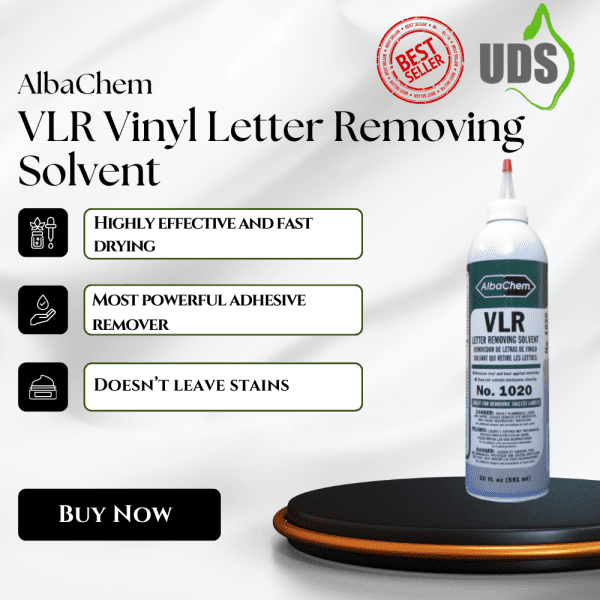 Buy commercial Albachem VLR Label & Adhesive 20oz